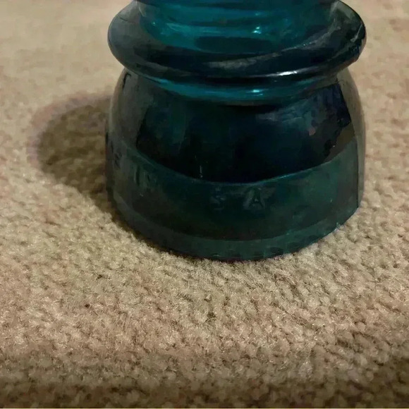Blue And green Mix Hemingray- 42, Made In The Usa Insulator - Picture 8 of 12